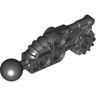 Lego Large Figure Skeletal, Limb, with Ball Joint, and Gear with Axle Hole (Toa Hordika) / Black