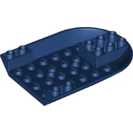 Aircraft Fuselage Curved Forward 6 x 8 Bottom / Dark Blue
