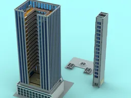 Commercial complex Mall+Hotel