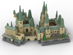 Nano scale Hogwarts Castle