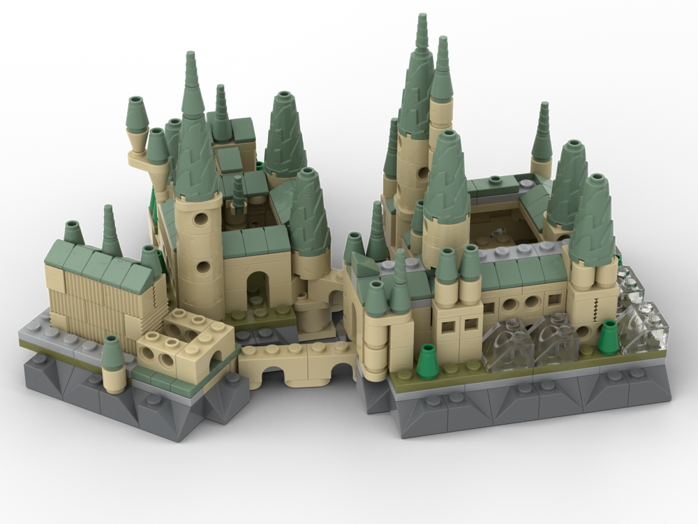 Lego Nano scale Hogwarts Castle