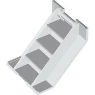 Airplane Door with Staircase / White