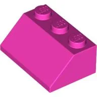 Brick Sloped 45° 2 x 3 / Dark Pink