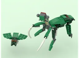 Praying Mantis - Big Beetle - Small beetle