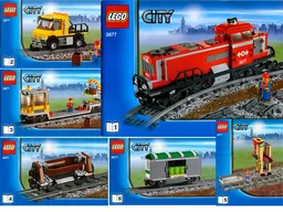 Red Cargo Train