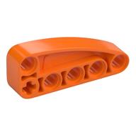 Lego Technic Beam 2 x 5 L-Shape with Quarter Ellipse Thick / Orange
