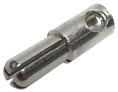 Electric, Connector, Pin Cross-Cut Short Thin (4.5V/12V) / Metallic Silver