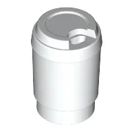 Equipment Cup with Take Out Lid With Drinking Hole [Plain] / White