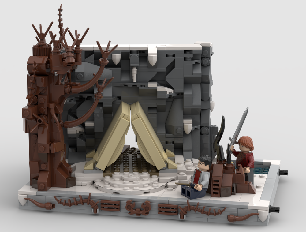 Lego HP Diorama - The locket in the forest