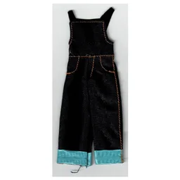 Scala, Overalls with Light Blue Bottom Cuffs / Dark Blue