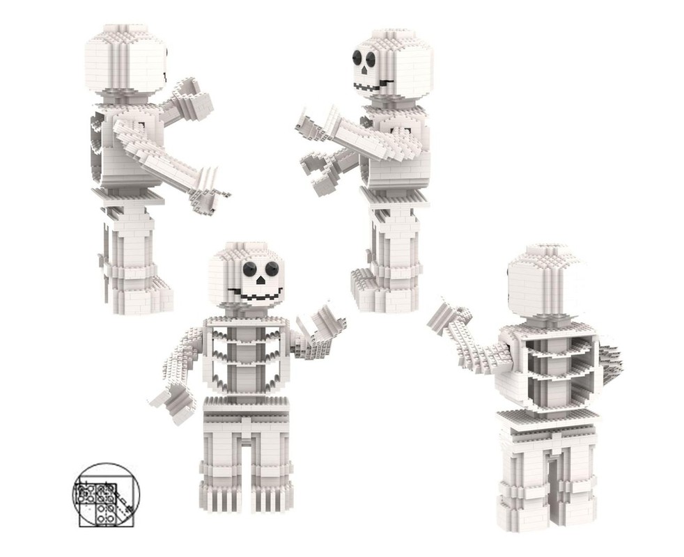 Lego Maxi Figure White Skeletron