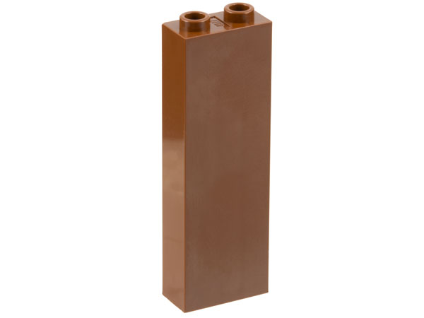 Lego Brick 1 x 2 x 5 / Brown