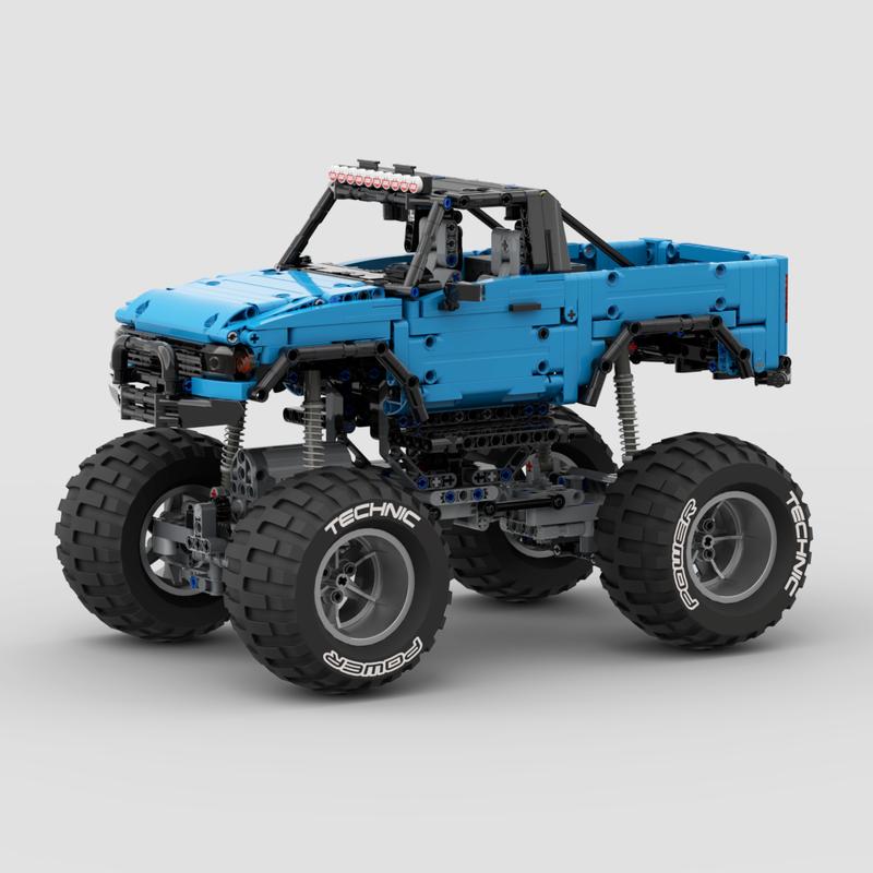Lego Azure Monster Truck