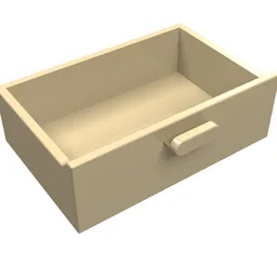 Cupboard 2 x 3 Drawer / Tan