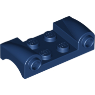 Lego Vehicle Body, Wheel Arch / Mudguard 2 x 4 with Headlights and Curved Fenders / Dark Blue