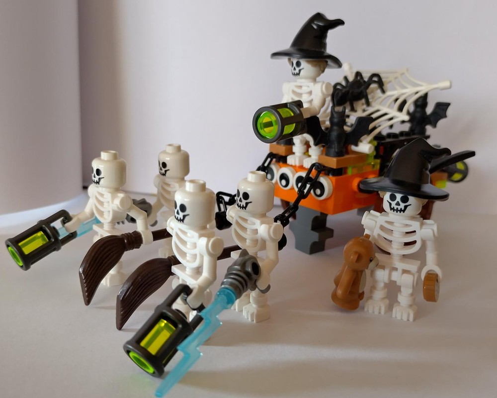 Lego Witches go trick-or-treating