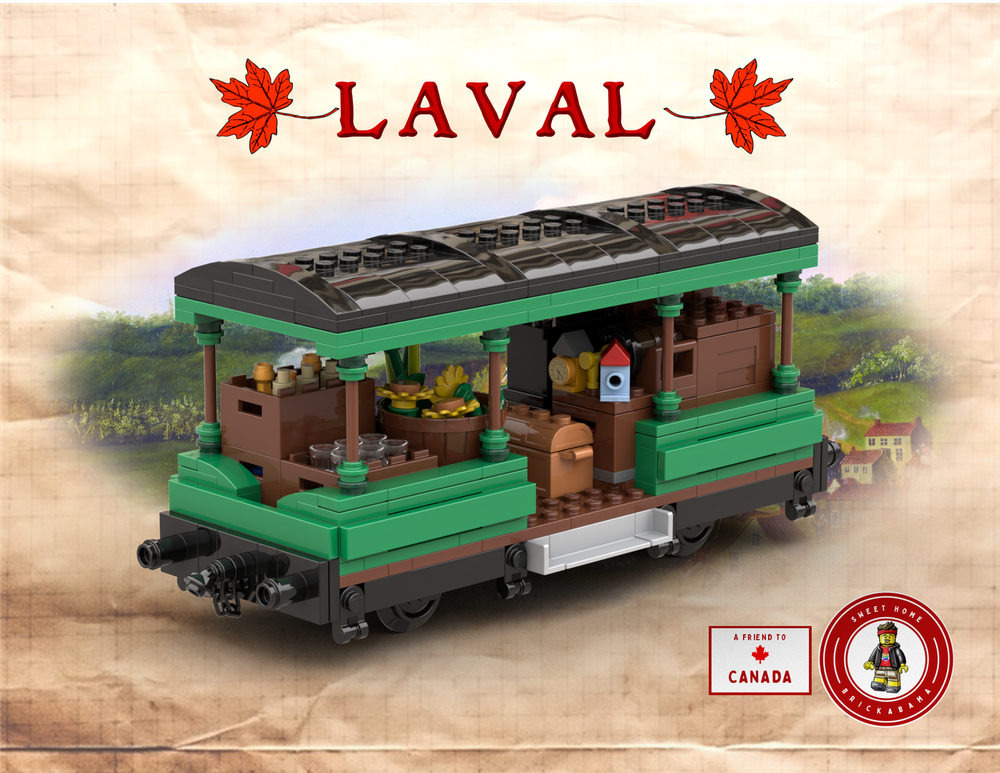 Lego SHB Sister Steamers - Series #2: 1837 - Open-Air Freight Wagon