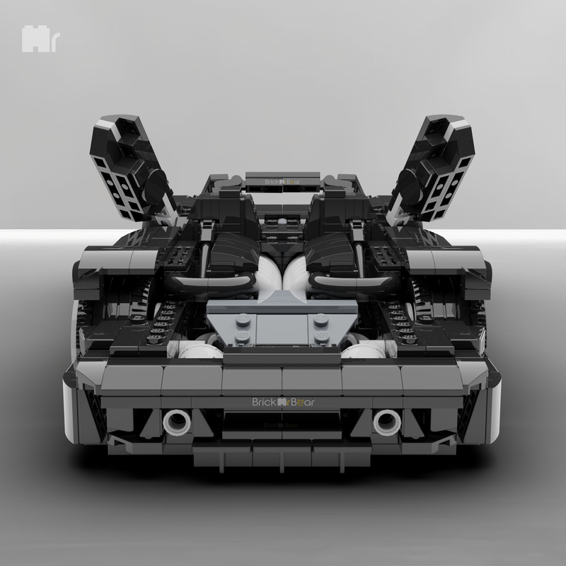 Lego Mercedes CLK GTR Roadster Inspired - 1:16 Scale Instructions