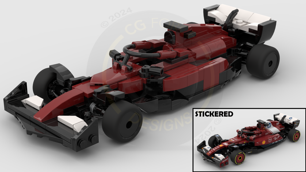 Lego F1 Scuderia SF-25 - Dark Red