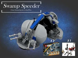 332nd (501st) Clone Swamp Speeder (75359-1)