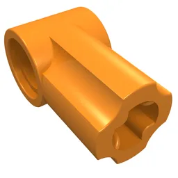 Technic Axle and Pin Connector Angled #1 / Orange