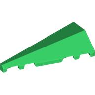 Lego Brick Wedged, Sloped 2 x 5 Left / Green