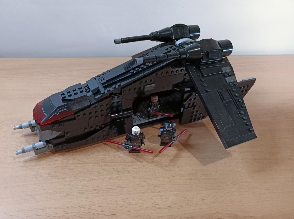 Lego Inquisitor Gunship - Inquisitor Transport Scythe Alternate Build 75336