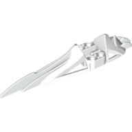 Lego Large Figure Foot, Long, Pointed Barraki Pridak / White