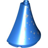 Lego Duplo Building Roof Spire Half 4.5 x 2 x 4 with Silver Stars print