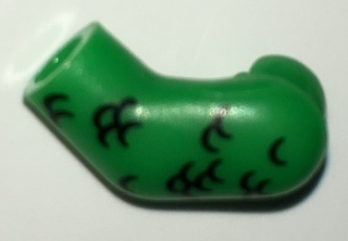 Lego Arm, Left with Black Scales Pattern