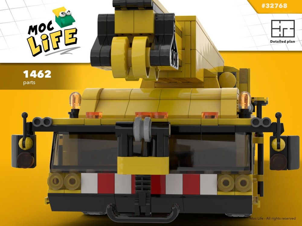 Lego Crane 18 wheels