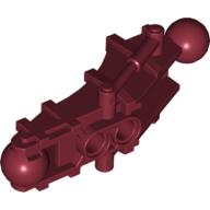 Lego Large Figure Skeletal, Limb, Angular with 2 Ball Joints (Toa Hordika) / Dark Red