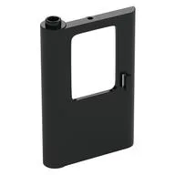 Door 1 x 4 x 5 Train Left / Black