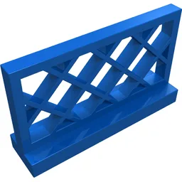Fence Lattice 1 x 4 x 2 / Blue