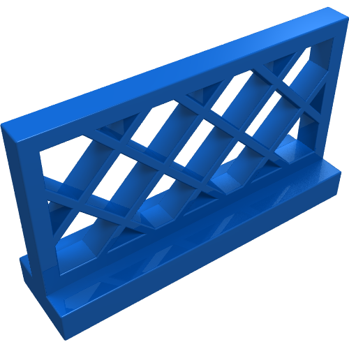 Lego Fence Lattice 1 x 4 x 2 / Blue