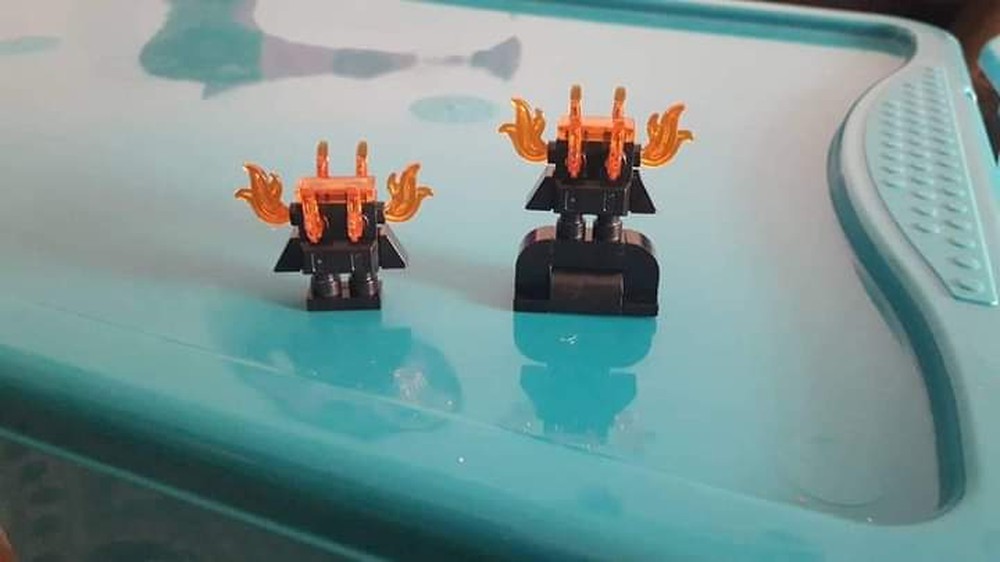 Lego Lampshade of Darth Vader's castle