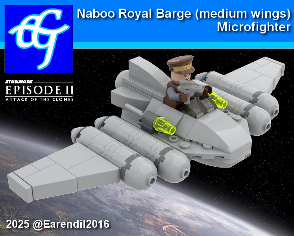 Lego Royal Barge Microfighter (medium wings)