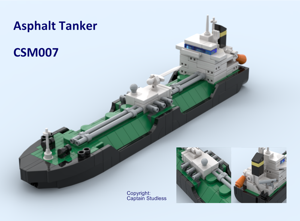 Lego Asphalt Tanker - CSM007