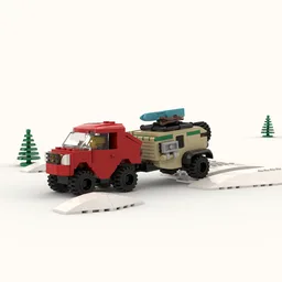 Little Overland Truck & Trailer