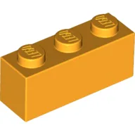 Brick 1 x 3 / Bright Light Orange