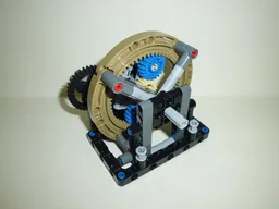 Blue Planetary Gear Set With Fixed Sun Gear