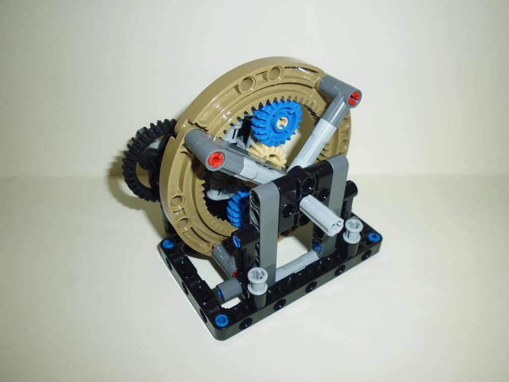 Lego Blue Planetary Gear Set With Fixed Sun Gear