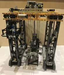 Container bridge remote controlled