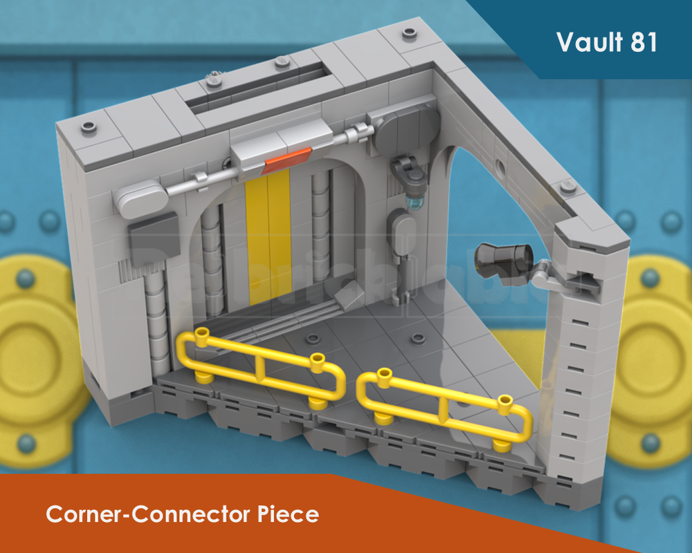Lego Fallout 4 - Vault 81 Corner Piece