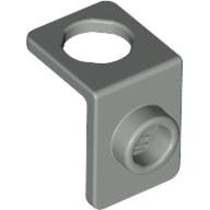 Lego Minifig Neckwear Bracket [One Stud] / Light Gray
