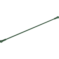 Lego Zipline, 22L with 2 Connectors - Flexible / Dark Green