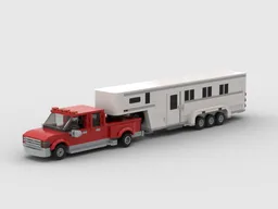 Truck with Horse Trailer