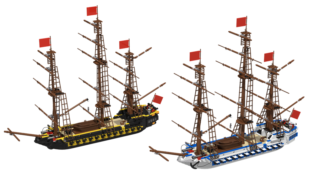 Lego Frigate 6th rate