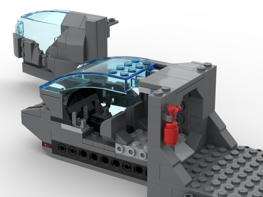 Lego The Avengers Quinjet Cockpit MOD