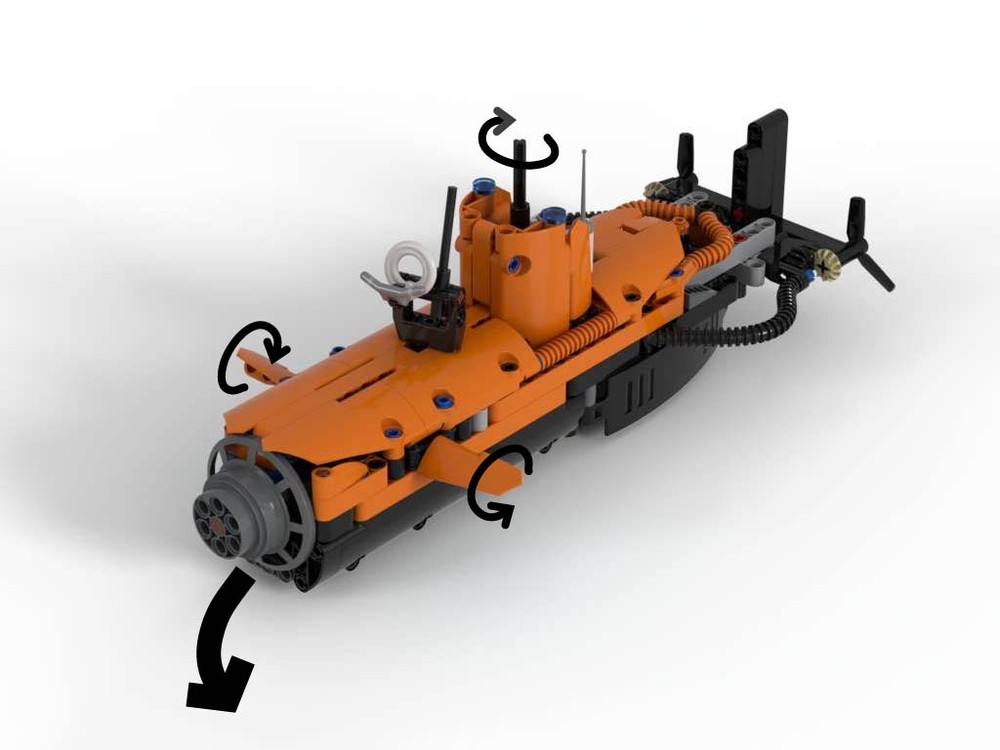 Lego 42120 Submarine Upgrade